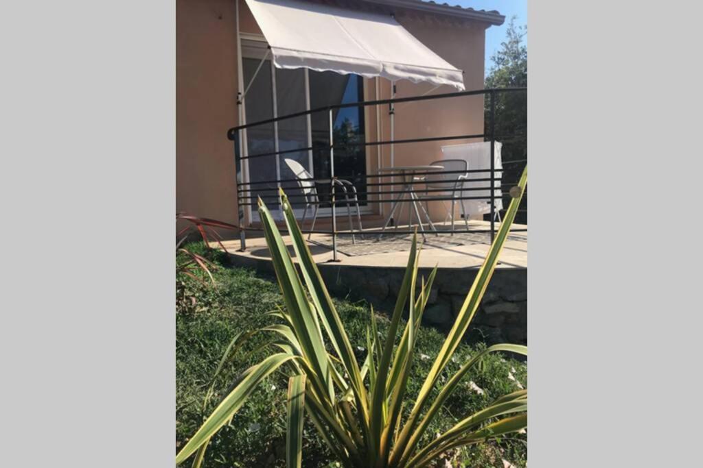 Logement attenant à une villa T2 avec terrasse . Besse-sur-Issole Exterior foto